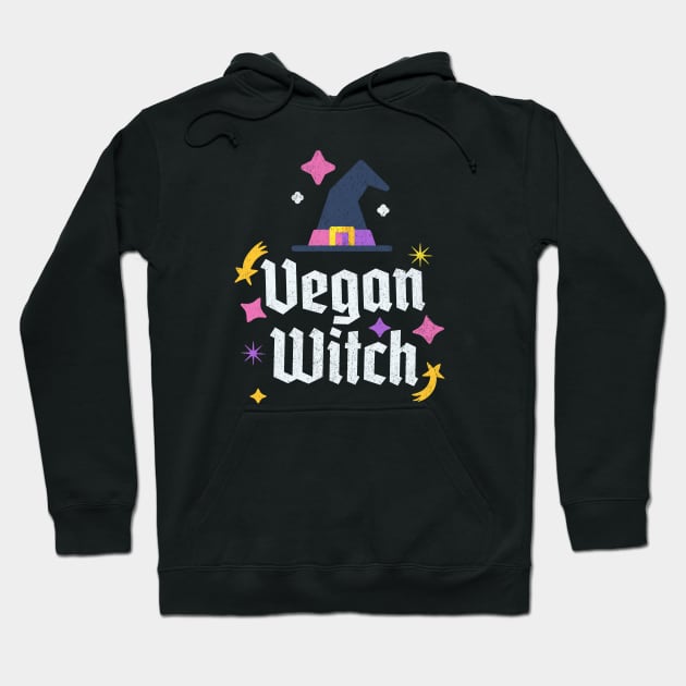 Vegan Witch, Vegan Halloween, Witchy Vegan, Funny Vegan Gifts Hoodie by KindWanderer